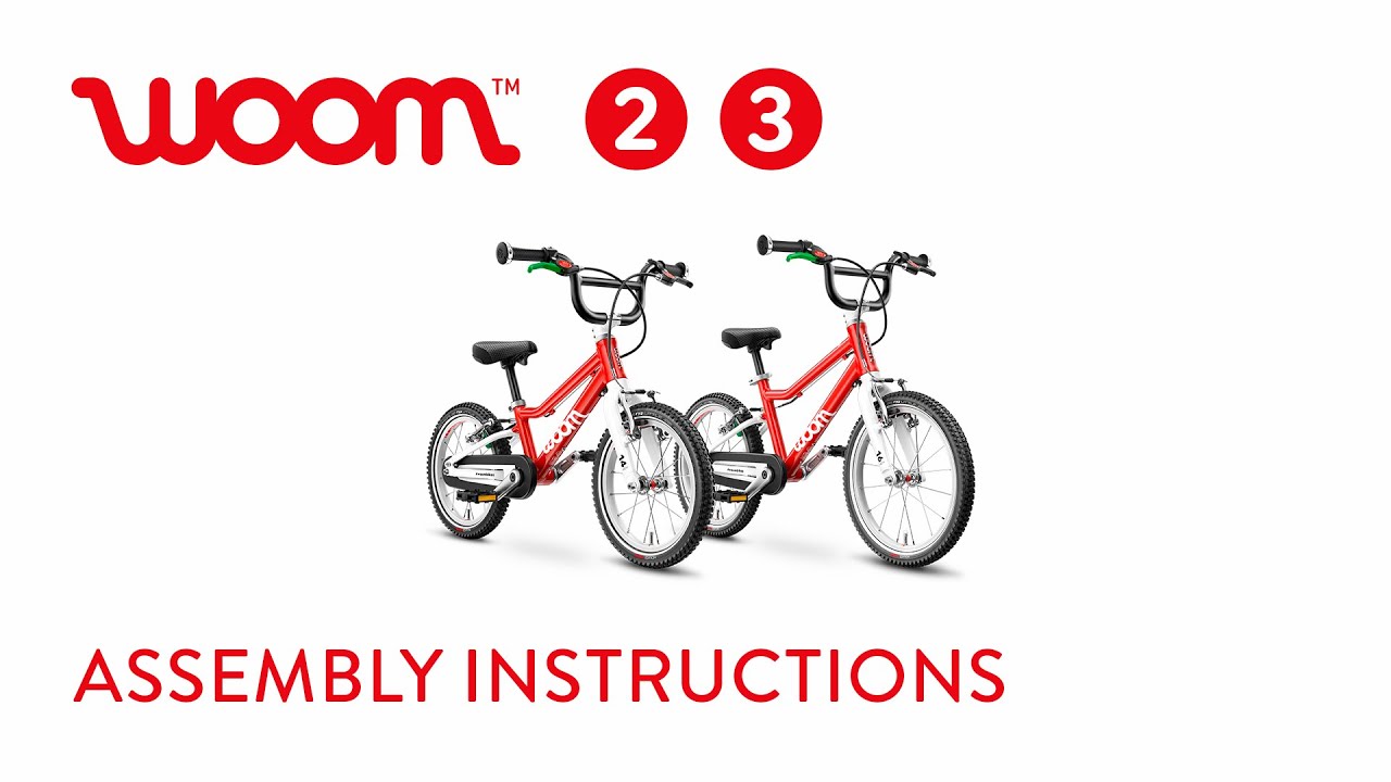 How to assemble 🧰 a woom 2 and woom 3 | woom bikes