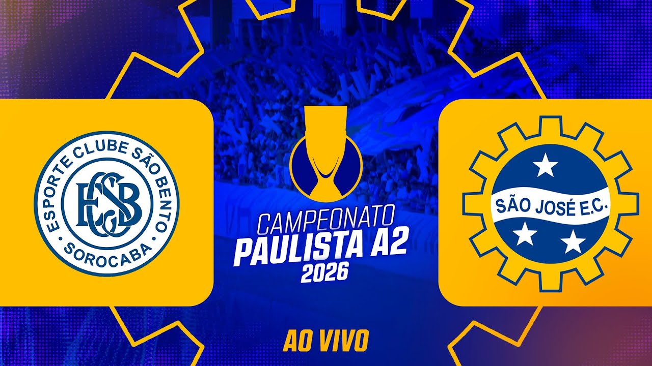 PAULISTÃO A2 - SÃO BENTO X SÃO JOSÉ SEXTA RODADA AO VIVO EQUIPE ESPORTE EMOÇÃO