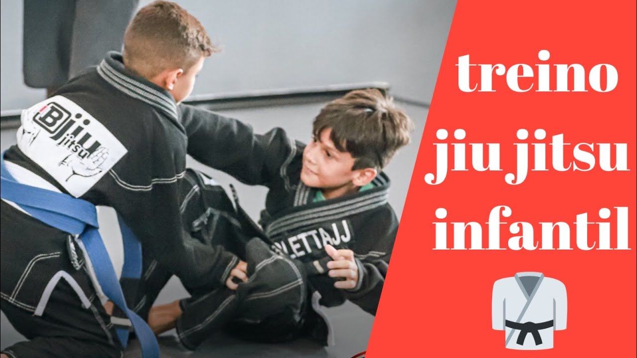 Treino jiu jitsu infantil