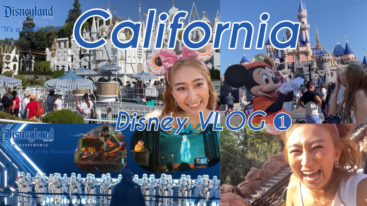 【カリフォルニアディズニーVLOG】カリフォルニアディズニーランドをパークホッパーで1日遊び尽くした‼︎