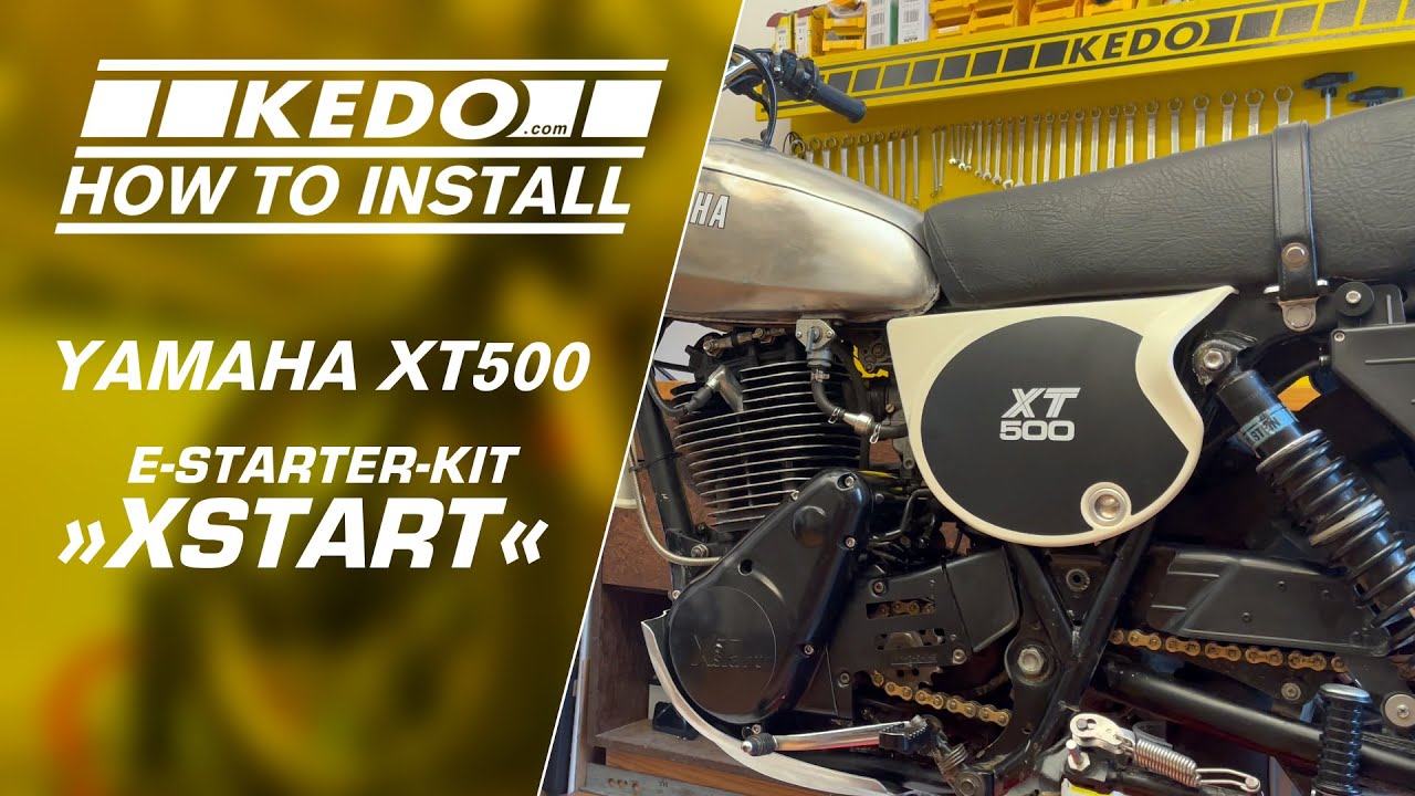 How to install the XT500 E-Start Kit