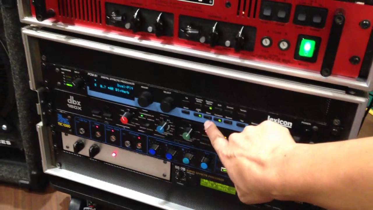 1990's style rack system sound check
