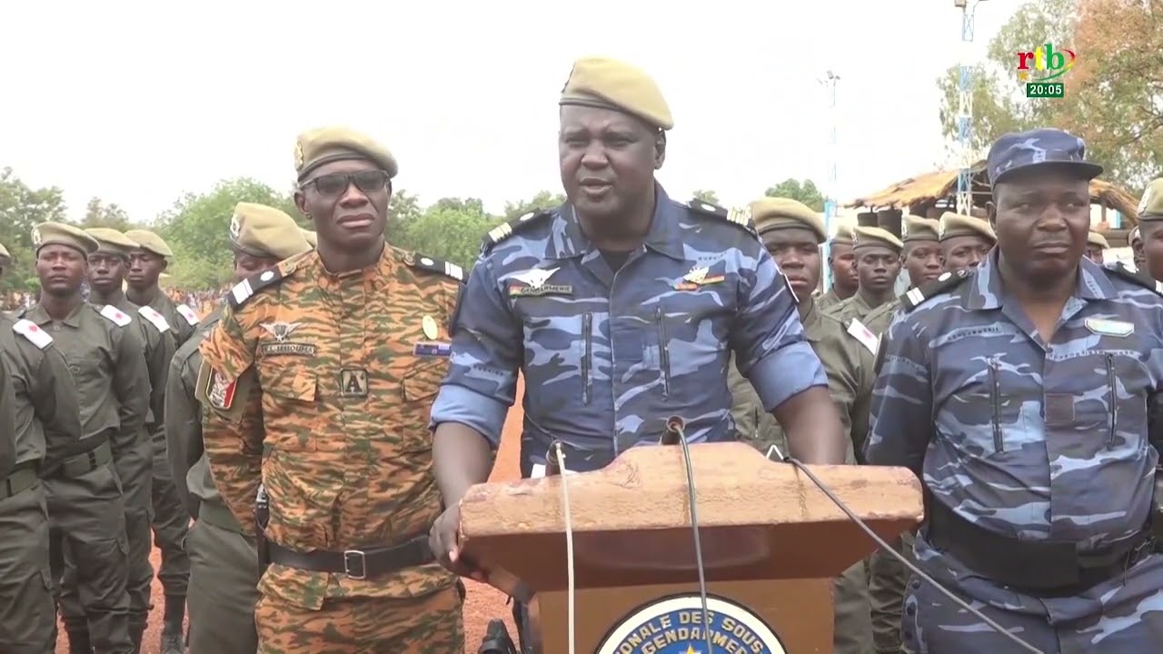 Sortie au camp Ouezzin Coulibaly pour 1250 gendarmes de la 50e promotion