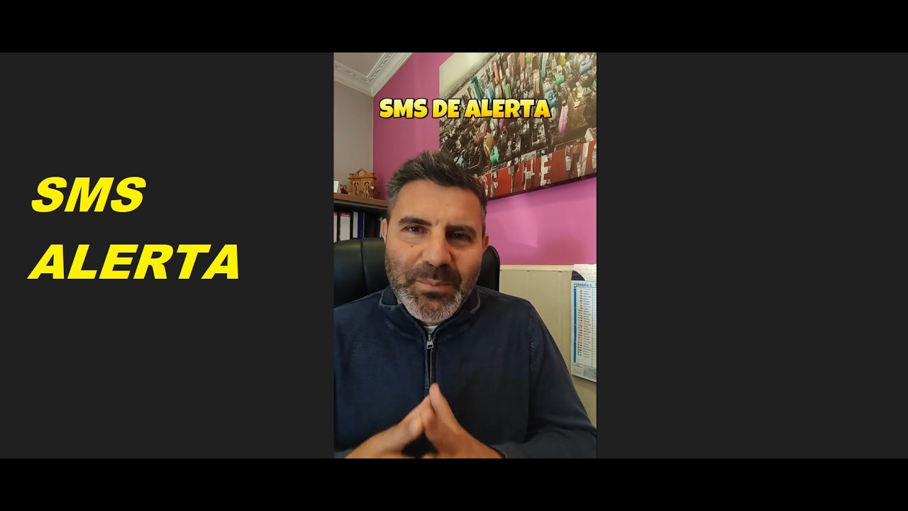 SMS DE ALERTA #fincasray #agenteinmobiliario