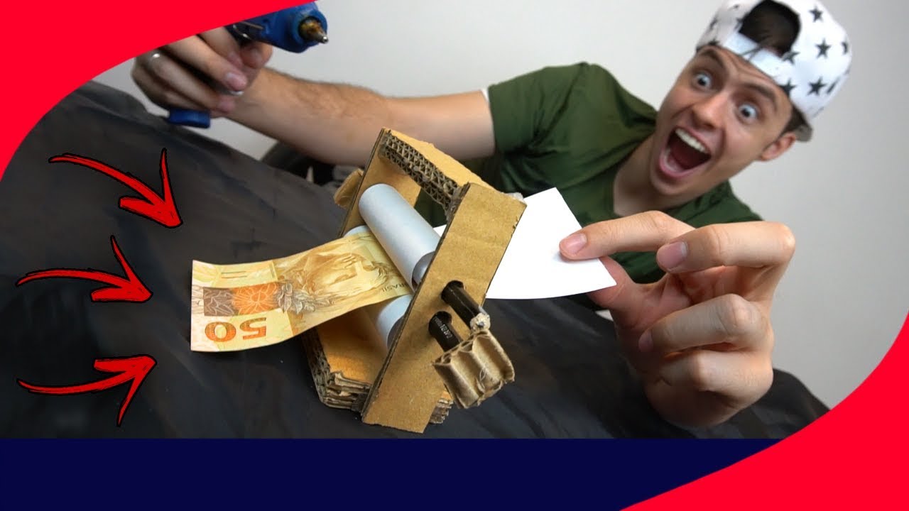 COMO FAZER A MÁQUINA QUE IMPRIME DINHEIRO EM CASA!