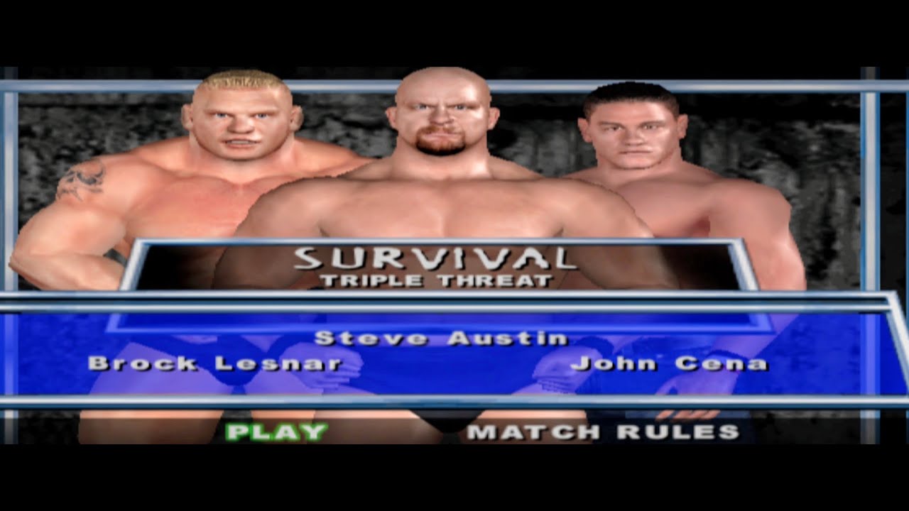 Brock Lesnar vs John Cena vs Stone Cold | Ultimate Survival Match | Wwe SmackDown HCTP |
