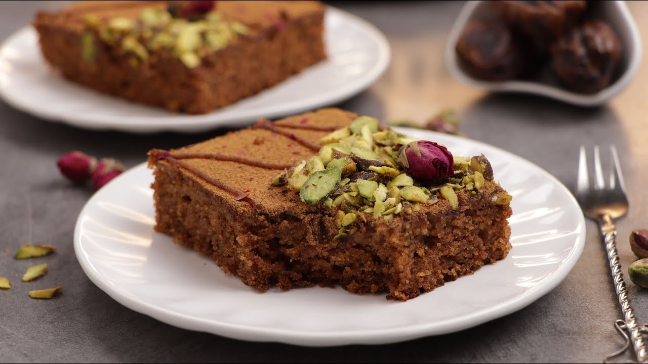 بسبوسة التمر الشهية اطيب حلى ممكن تجربوه 😋😍