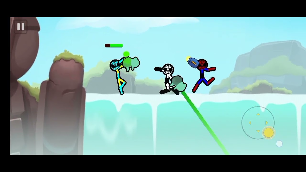 Jugando Stickman Clash Mobile parte 2
