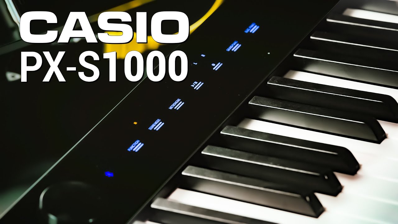 Casio PX-S1000 - Slim. Stylish. Smart.