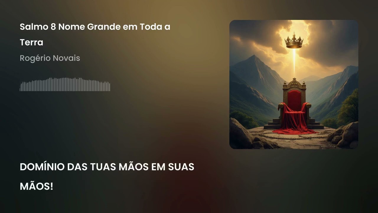 Salmo 8 Nome Grande em Toda Terra 