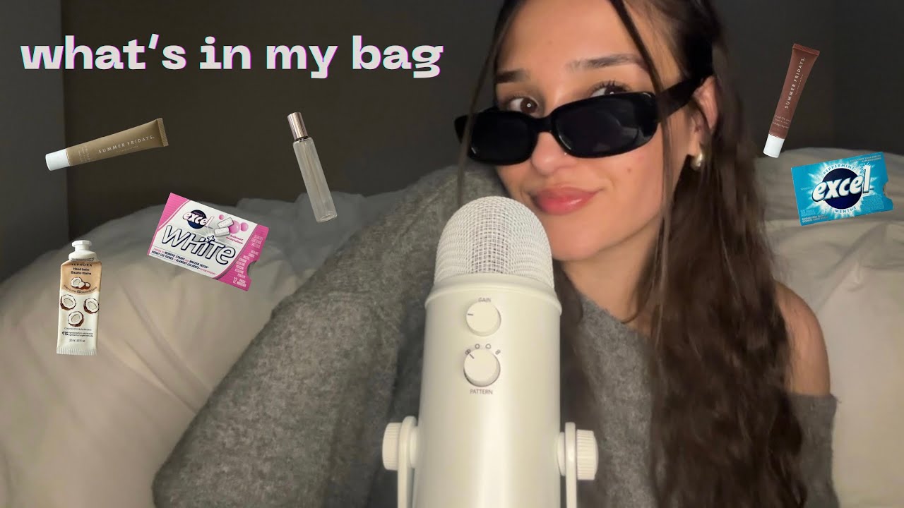 asmr - what’s in my bag