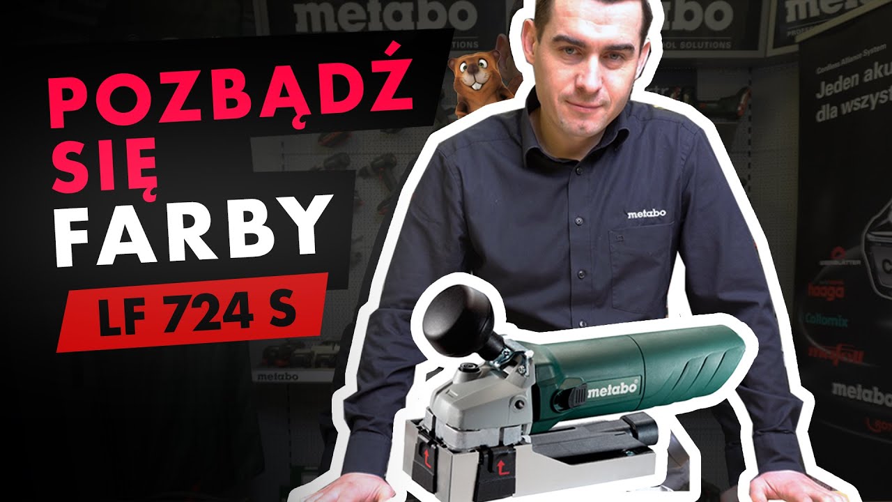 Poznajcie BOBRA - Metabo LF 724S Frezarka do lakieru