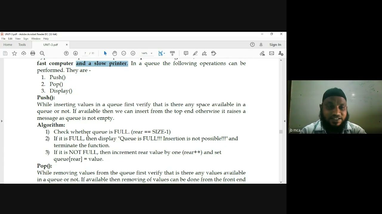 I BSC MPCS DS USING C 23 06 2021