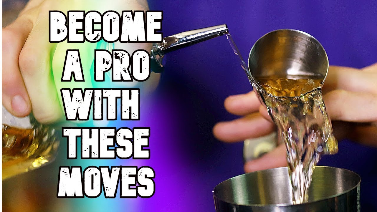 My Top 5 BEGINNER Craft Flair Bartending moves