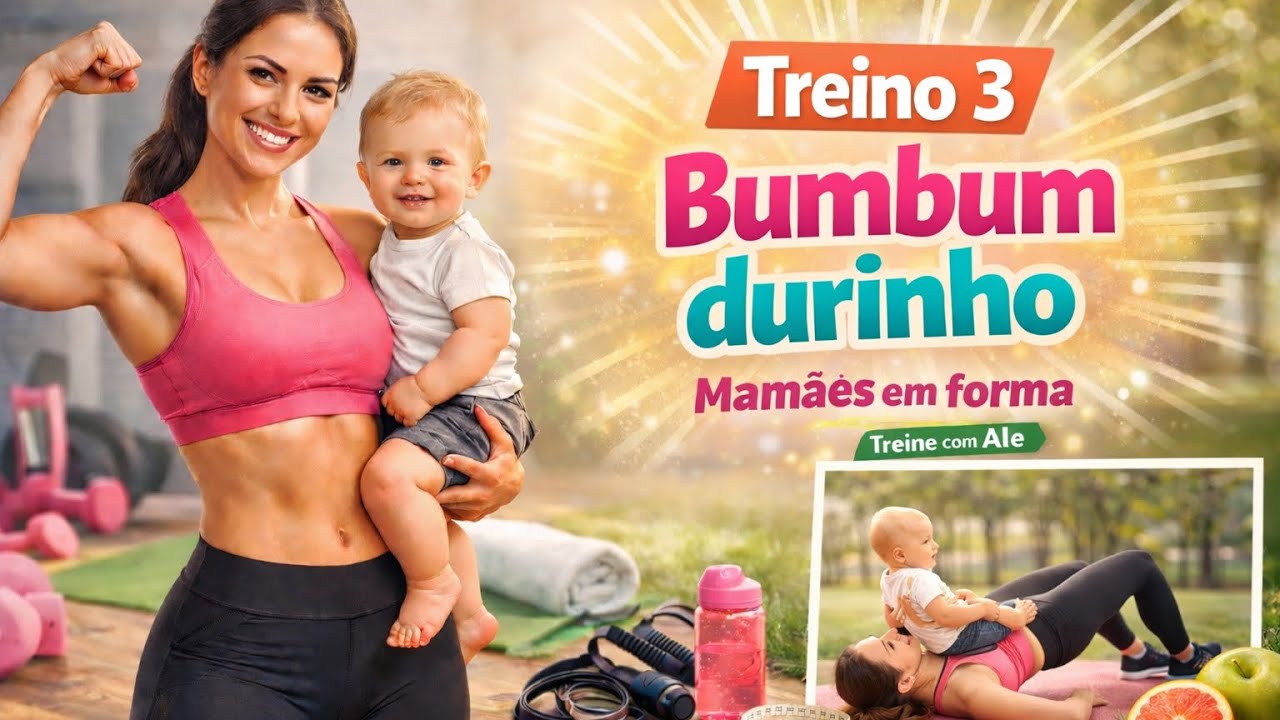Treino 3 para deixar as MAMÃES com BUMBUM DURINHO