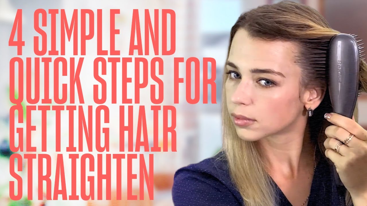 4 Simple And Quick Steps For Getting Hair Straighten Perfectly At Home: Secret Tips Inside!