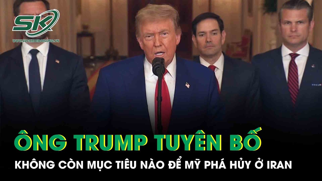Ông Trump nói cuộc chiến ở Iran sẽ “sớm kết thúc” vì hầu như không còn mục tiêu nào để tấn công