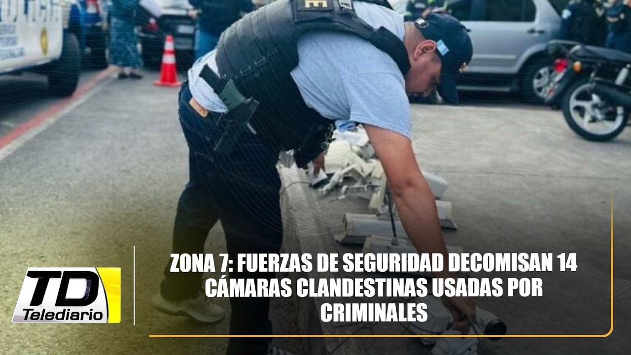 Zona 7: fuerzas de seguridad decomisan 14 cámaras clandestinas usadas por criminales