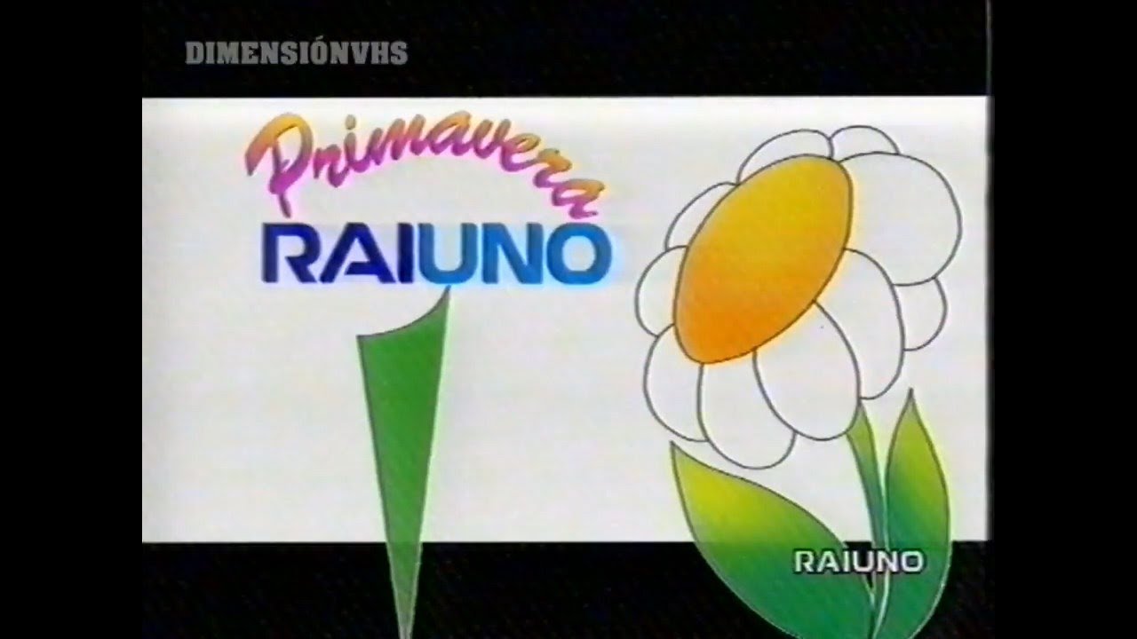 Bloque de publicidad y promos Rai Uno (1995) Ya es primavera en Rai Uno