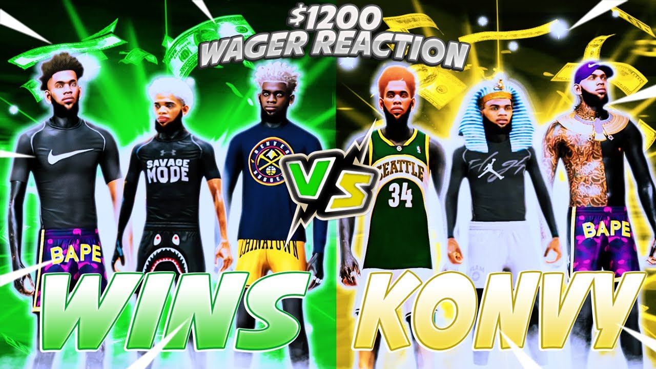 Konvy & ForgiveJustin Wagered WinsBeKillin For $1200 On NBA2K21 And This HAPPENED... 😱 | REACTION