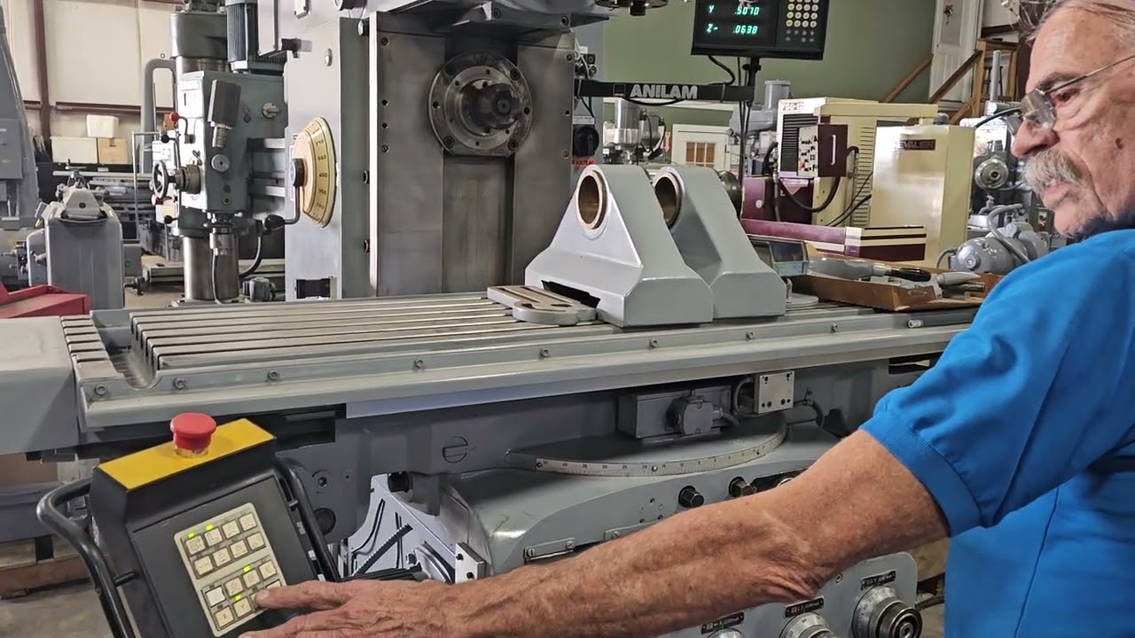 15 X 71 Used WMW Heckert Horizontal Milling Machine With Independent Universal Vertical Head