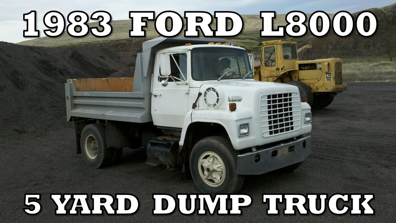 1983 Ford L8000 5 Yard Dump Truck, Walk-around and Driving