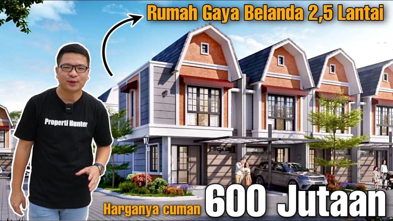 RUMAH BERGAYA BELANDA MODERN DEKAT BANDARA SOETTA | CLUSTER ROTTERDAM KOTA SUTERA