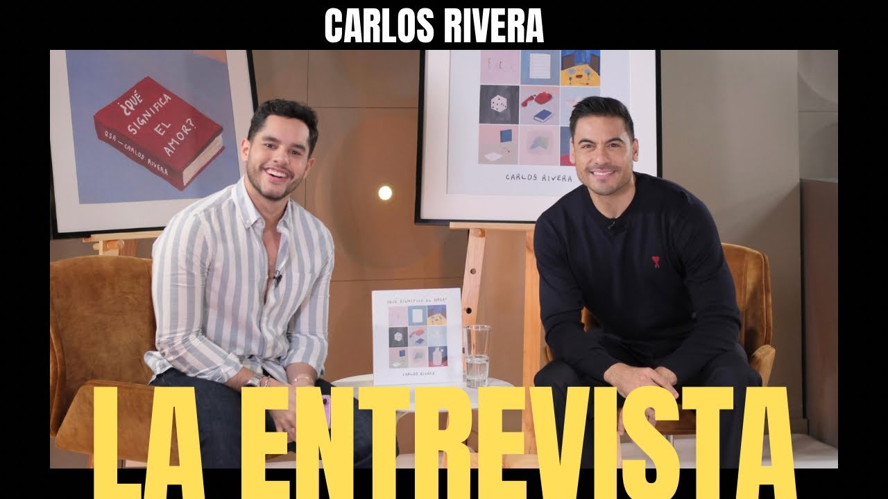 Carlos Rivera iba a ser sacerdote y por esto cambió de opinión | Entrevista
