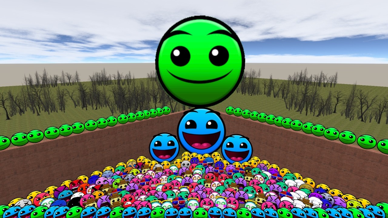 BIG Lobotomy Dash Nextbots are Crazy Madness #nextbots #garrysmod