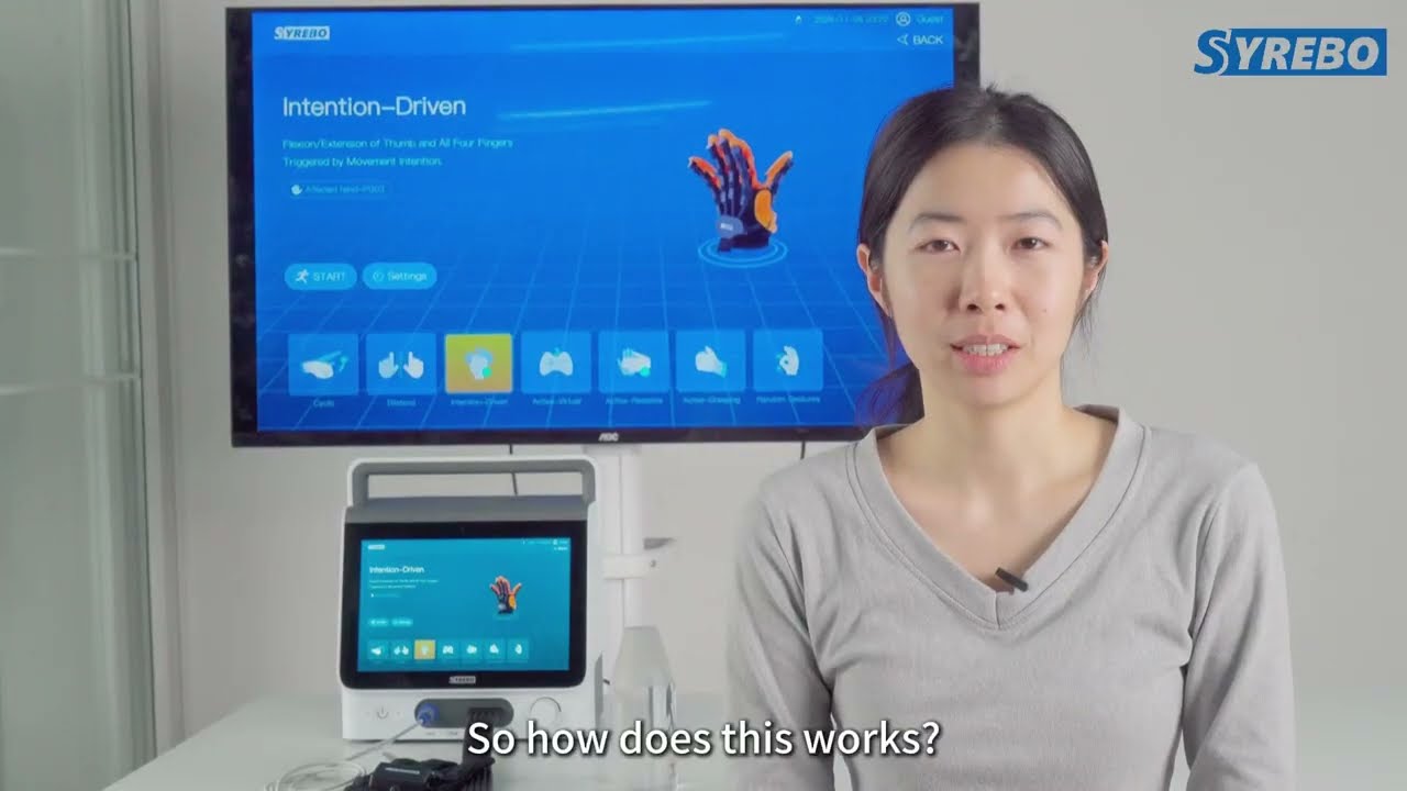 Syrebo Hand Rehabilitation Robot | How Assistance Training Works