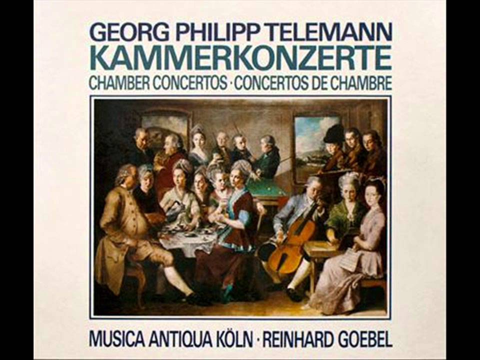G.Ph.Telemann: Concerto in G minor, TWV 43:g3 (Musica Antiqua Köln, Reinhard Goebel)