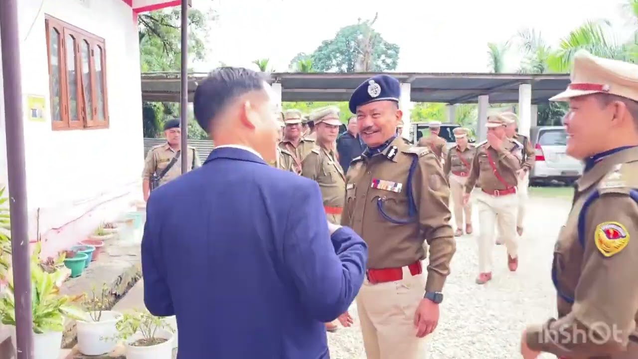 Official Visiting Of IGP Central Range AP# Police#arunachalpradesh @SP Lower Siang.