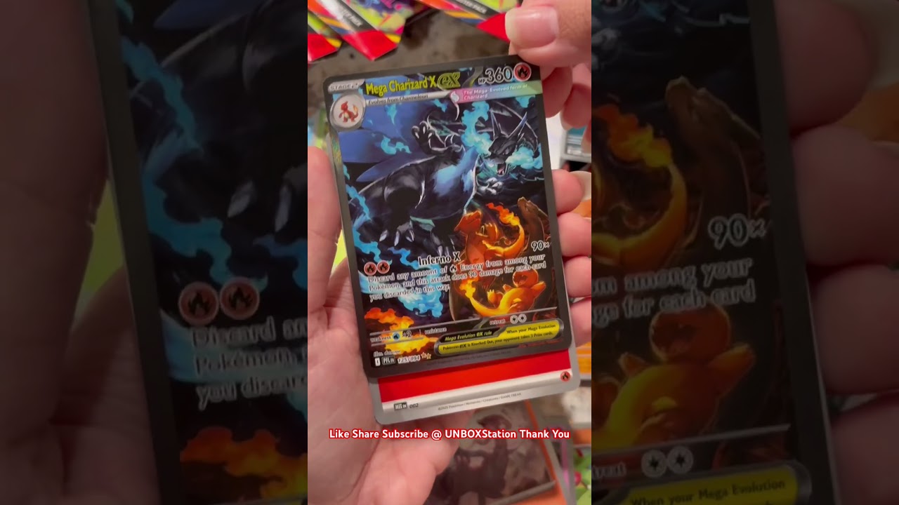 Pulling the Pokemon Phantasmal Flames Chase Cards Mega Charizard X Ex SIR and Gold