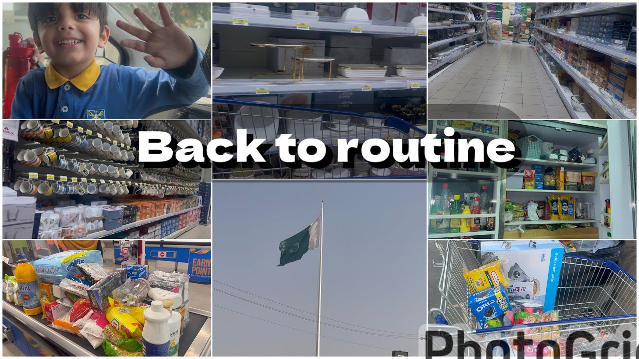 Back to school | Groceries done