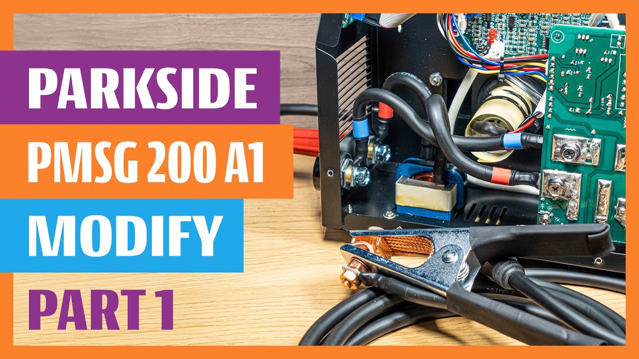 Modification of Parkside PMSG 200 A1 MIG/MAG/MMA welder | Part 1 - Cables and Choke