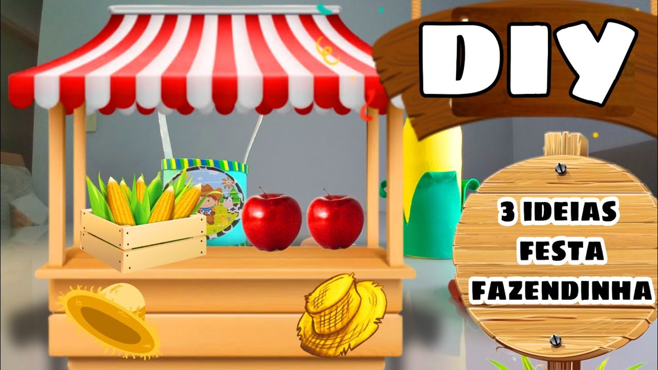 3 IDEIAS DE LEMBRANCINHA TEMA FAZENDINHA