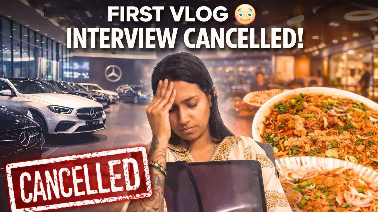 “FIRST VLOG 😳 INTERVIEW CANCELLED!”