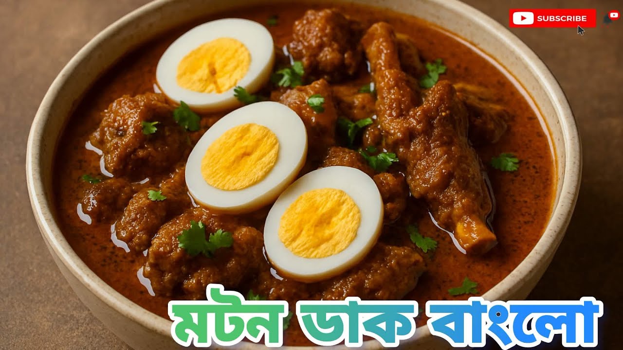 ঘরোয়া  পদ্ধতি তে মটন  ডাক বাংলো। অল্প সময়ের মধ্যেই  হয়ে যায