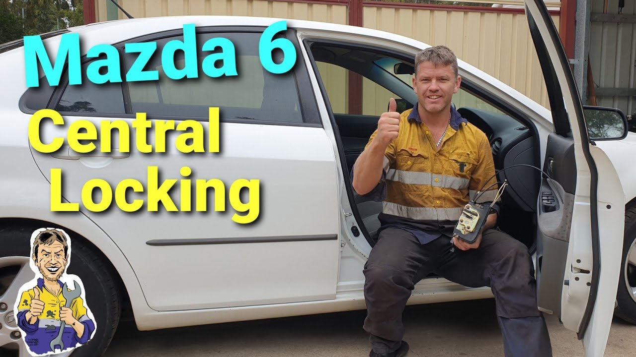 Replacing the centre locking assembly on a Mazda 6 2005