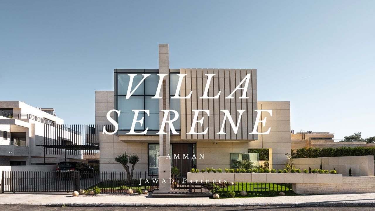 Villa Serene, designed and constructed by JAWAD + Partners, Amman, Jordan