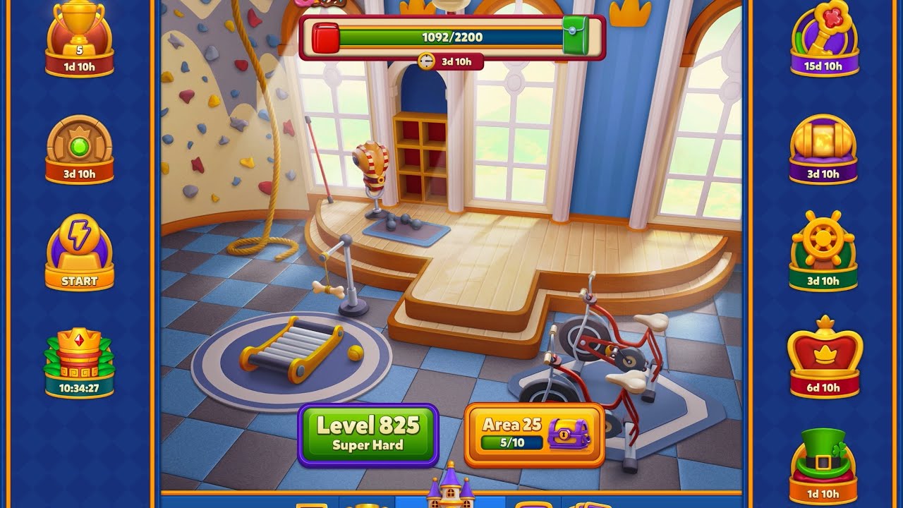 Royal Match Tutorial | Levels 825-835 First Try 
