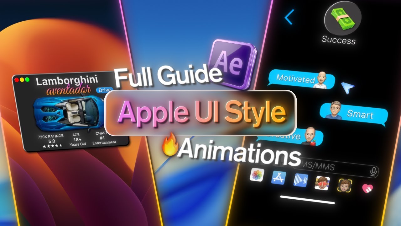 Apple UI Animation FULL GUIDE Every Motion Designer Needs