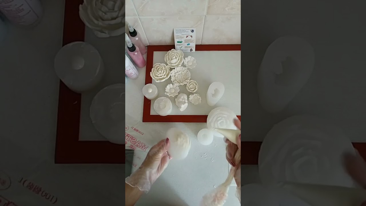 ЗЕФИР В МОЛДАХ от заливки до тонировки, РЕЦЕПТ зефира в молдах.