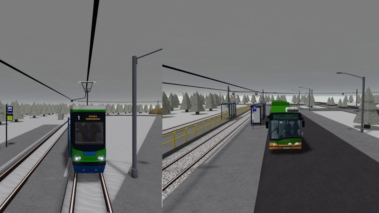 Linia 1, 40, PT, 390 i E-4 ( Pokiet's Transport ) - Roblox #121