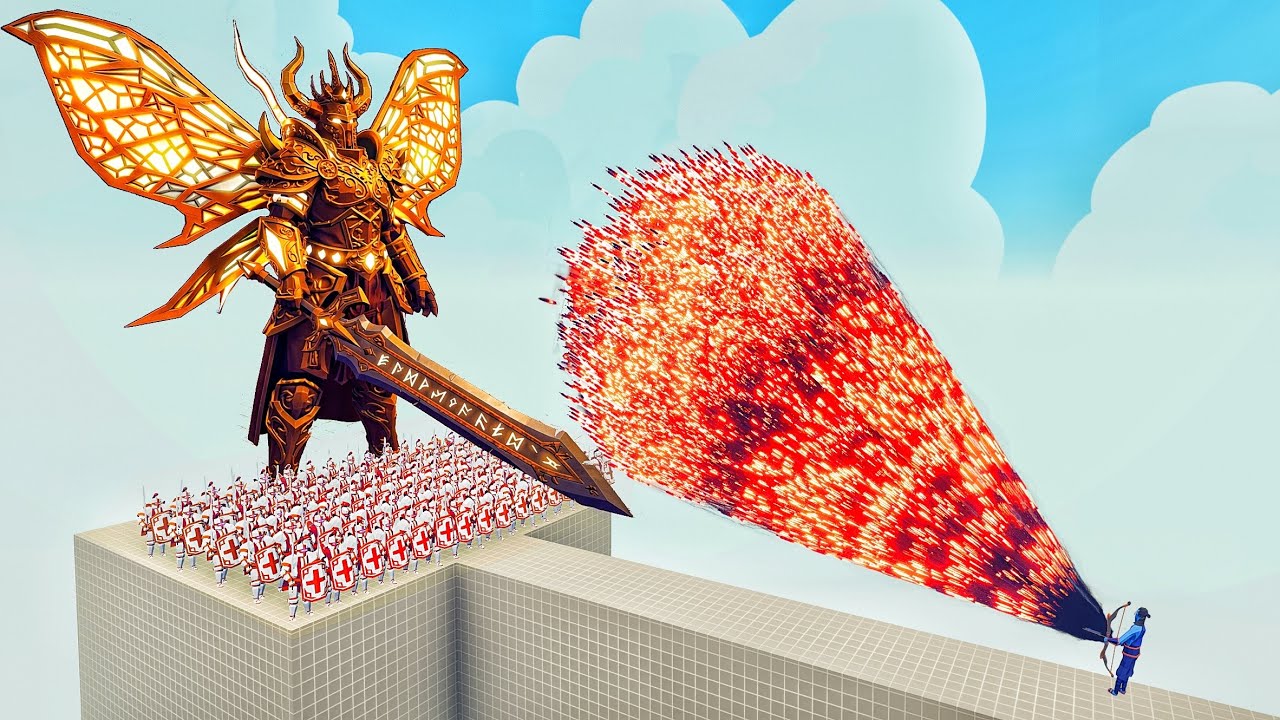 100x PALADIN + SACRED KNIGHT vs EVERY GOD -  Totally Accurate Battle Simulator TABS