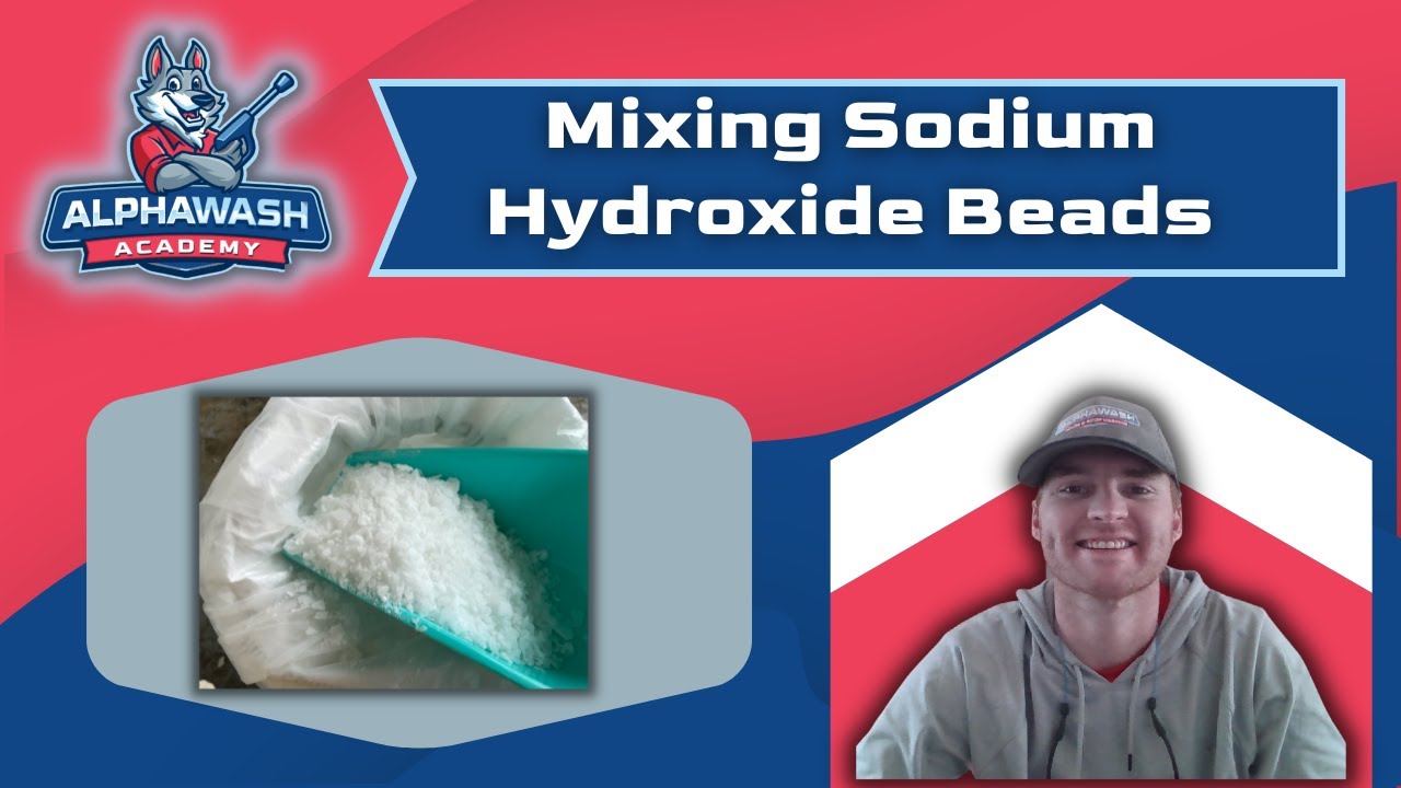 How to mix Caustic Soda Beads for Commercial Pressure Washing!