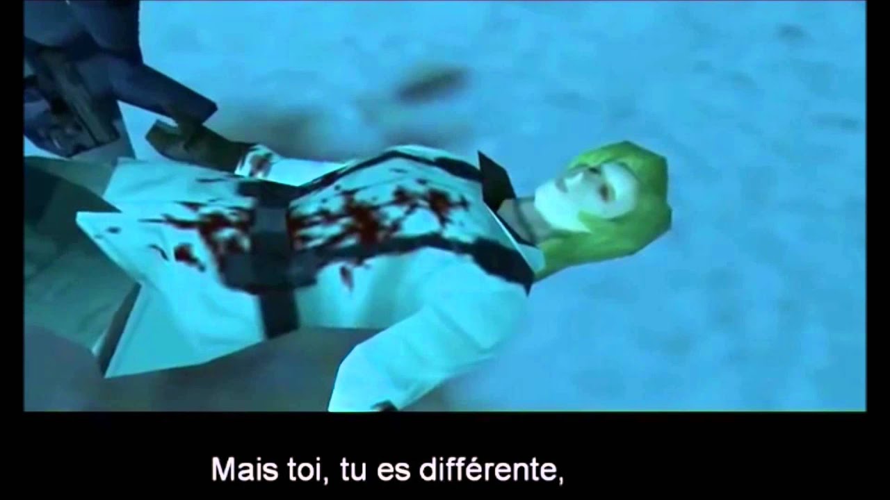 METAL GEAR SOLID // SNIPER WOLF THE END [cutscene] VF HD