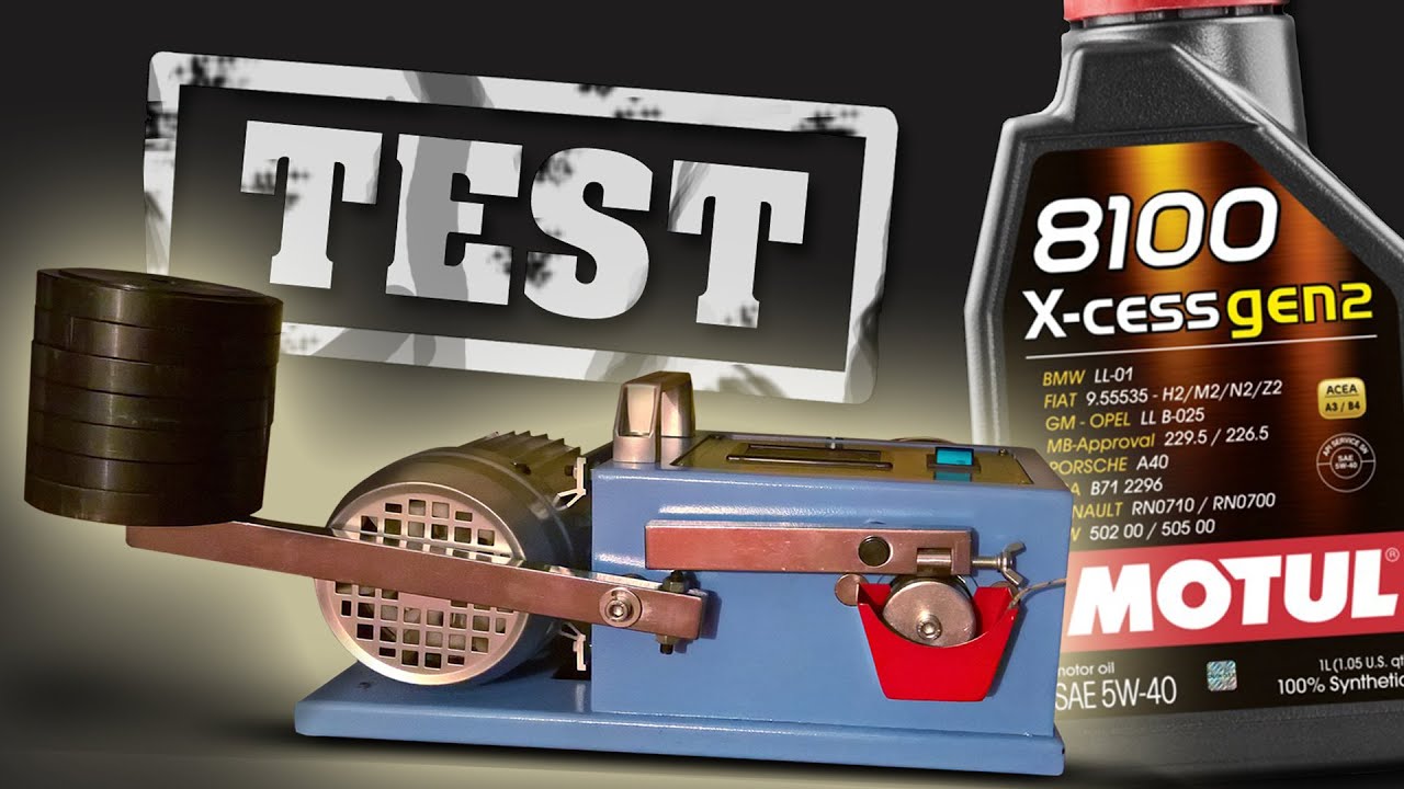 Тест моторного масла Motul 8100 X-Cess Gen2 5W40 Piotr Tester