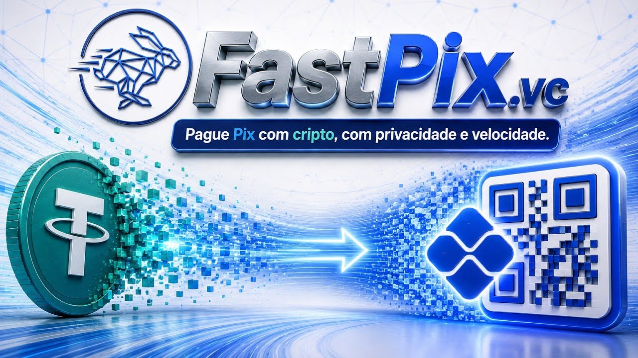 FastPix - pague Pix com suas criptos