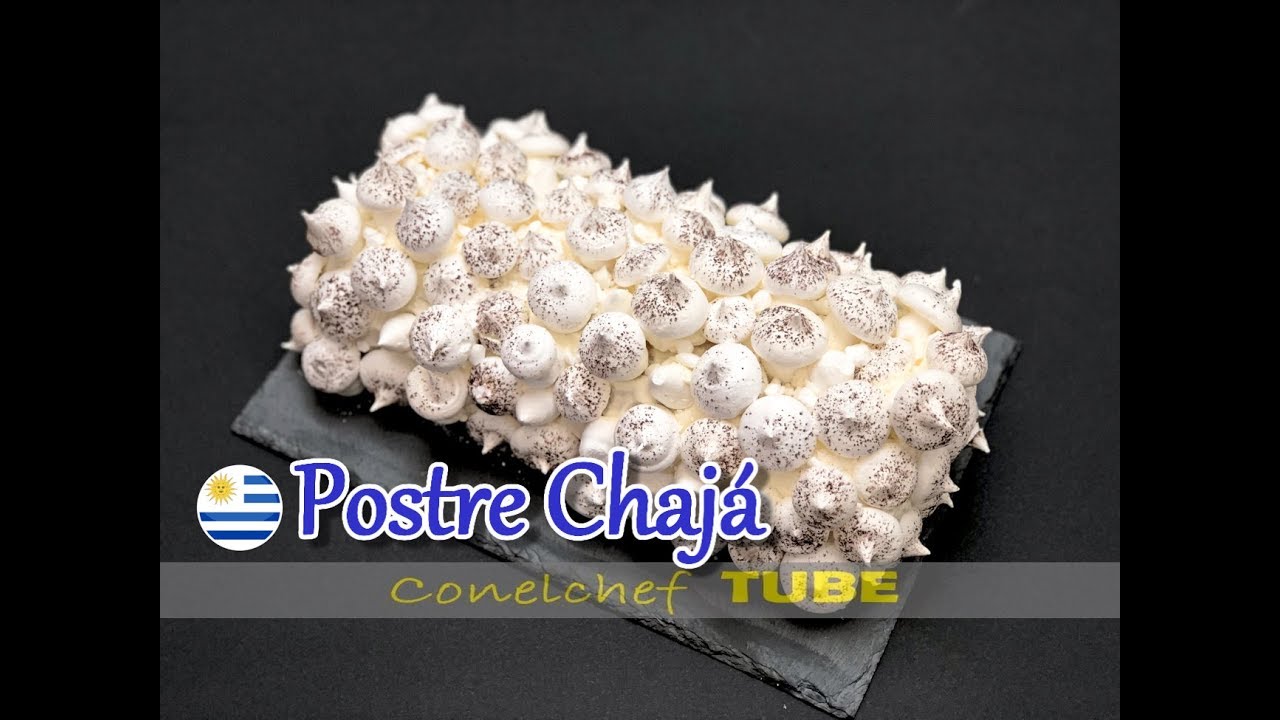 Postre Chajá versión especial (con merengue seco incluído)